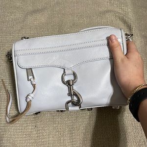 Mint blue crossbody bag